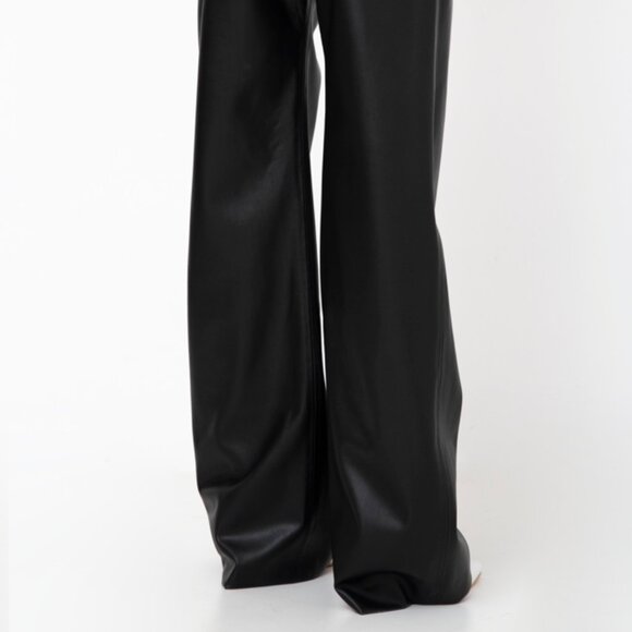 BLACK MATERIEL TBILISI HIGH WAIST PLEATED PANTS - Picture 2 of 4